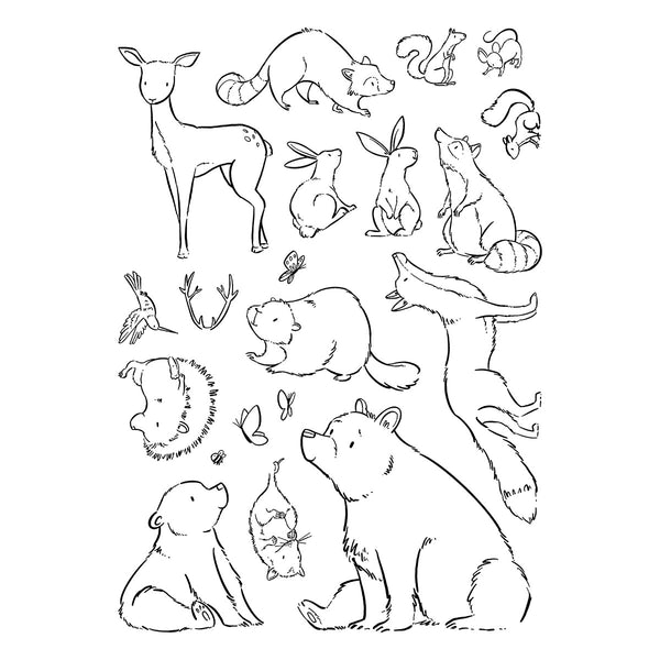 Wild Friends Clear Stamp Set by Josh Griffiths Studio