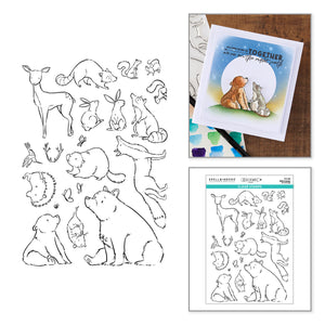 Wild Friends Clear Stamp Set by Josh Griffiths Studio