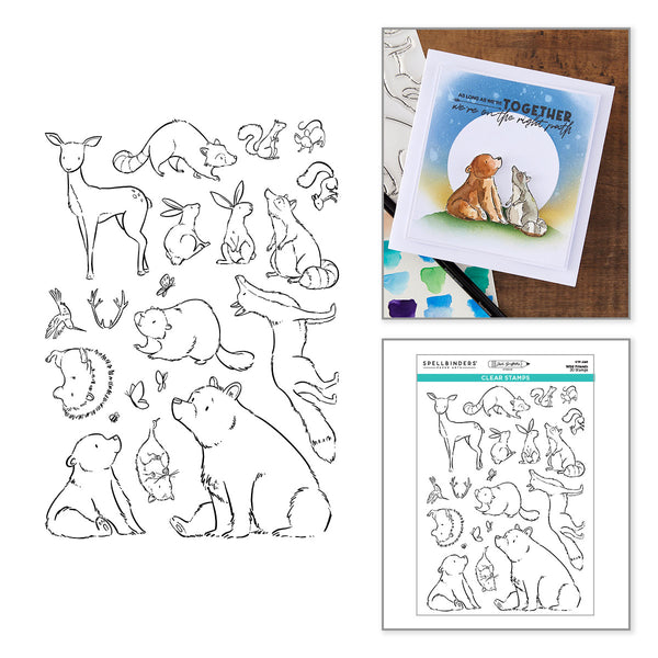 Wild Friends Clear Stamp Set by Josh Griffiths Studio
