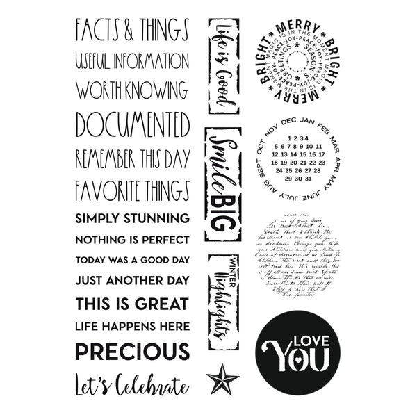 Documented Reel Clear Stamp Set by Esther Glas - Nov 19 Consumer Launch Date