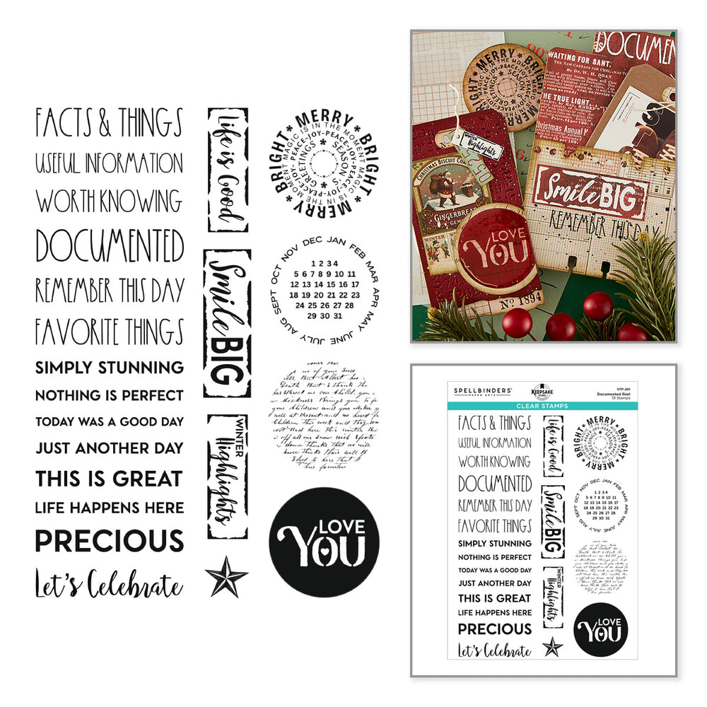Documented Reel Clear Stamp Set by Esther Glas - Nov 19 Consumer Launch Date