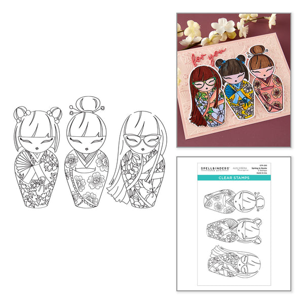 Spring in Kyoto Clear Stamp Set by Alex Syberia