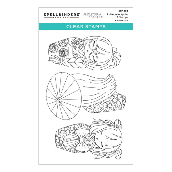 Autumn in Kyoto Clear Stamp Set by Alex Syberia