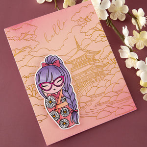 Autumn in Kyoto Clear Stamp Set by Alex Syberia