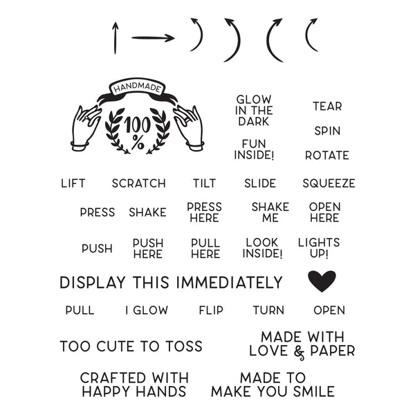 Ultimate Action Clear Stamp Set