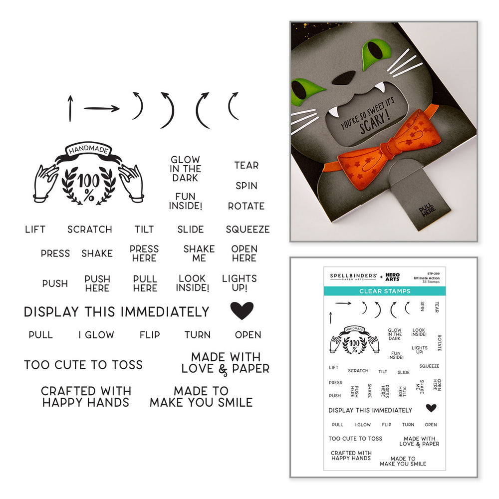 Ultimate Action Clear Stamp Set