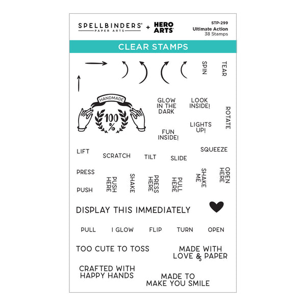Ultimate Action Clear Stamp Set