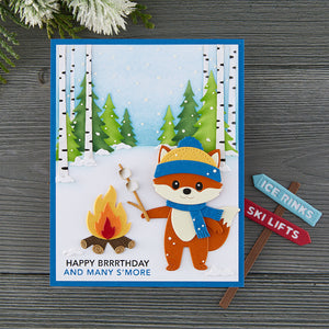 Snow Day Sentiments Clear Stamp Set by Allison Frazier