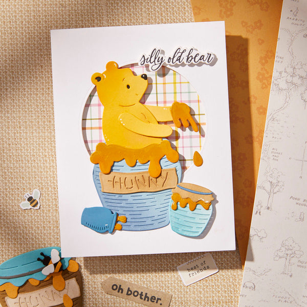 Pooh's Hunny Pot Etched Dies with Simple Stories
