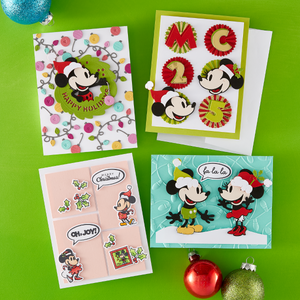 Say Cheese Classic Mouse Christmas Etched Dies for Coordinating Stamp Set with Simple Stories