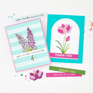 Hero Arts Sentiment Strips XL - Everyday Letterpress + Foil