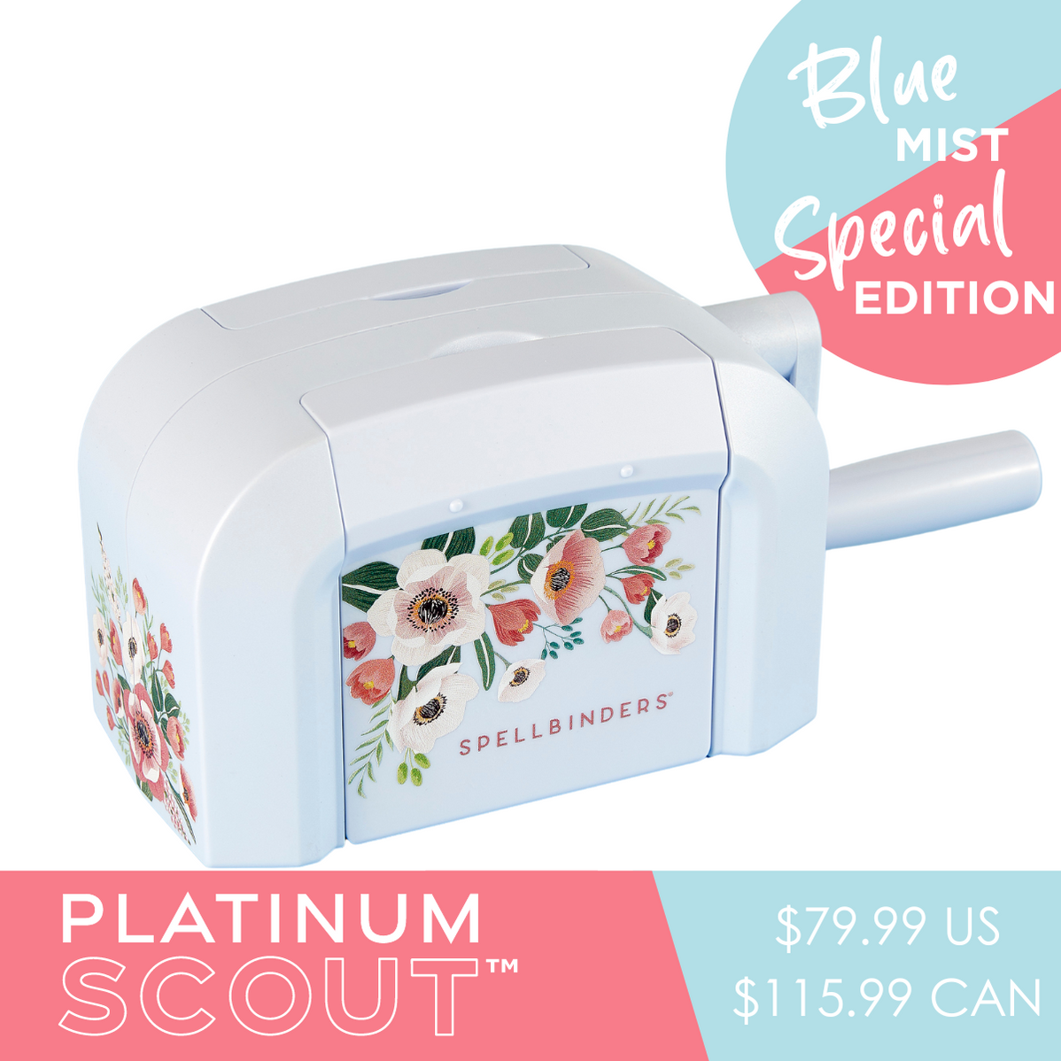 Platinum Scout Blue Mist Die Cutting Machine Spellbinders