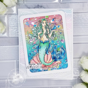 Hero Arts Mermaid Wood Stamps