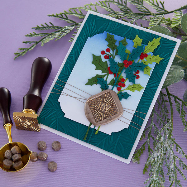 Sealed Christmas Sprigs Etched Dies from the Sealed for Christmas Collection