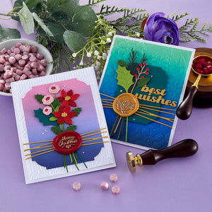 Sealed Christmas Sprigs Etched Dies from the Sealed for Christmas Collection