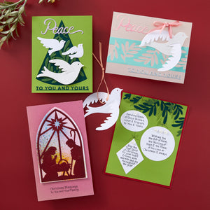 Peace Dove Etched Dies by Stampendous