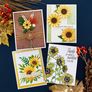 Sunflower Wax Seal Stamp from the Serenade of Autumn Collection