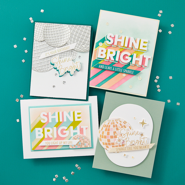 Layered Shine Bright Die & Stencil Bundle by Carissa Wiley