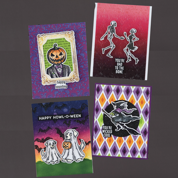 Framed Fright Stamp & Die Bundle by Simon Hurley