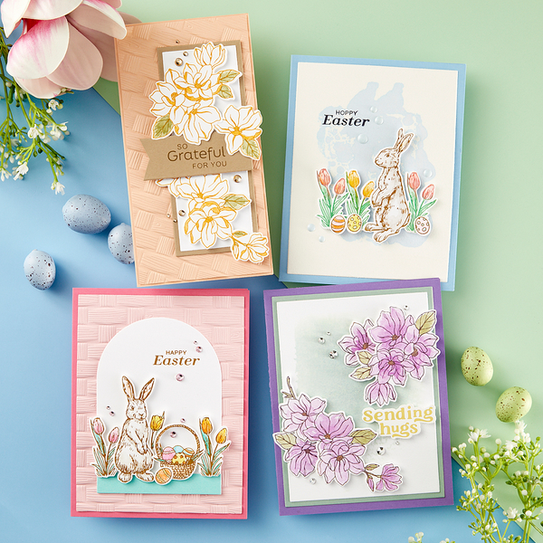 Woven 3D Embossing Folder from the Spring Sampler Collection by Simon Hurley