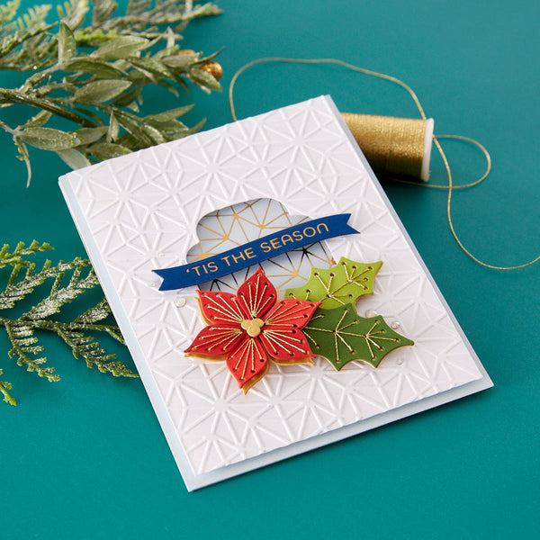 Monoline Stars Embossing Folder from the Dancin' Christmas Collection