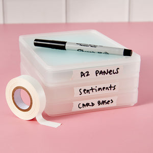 White Labeling Tape 1/2"