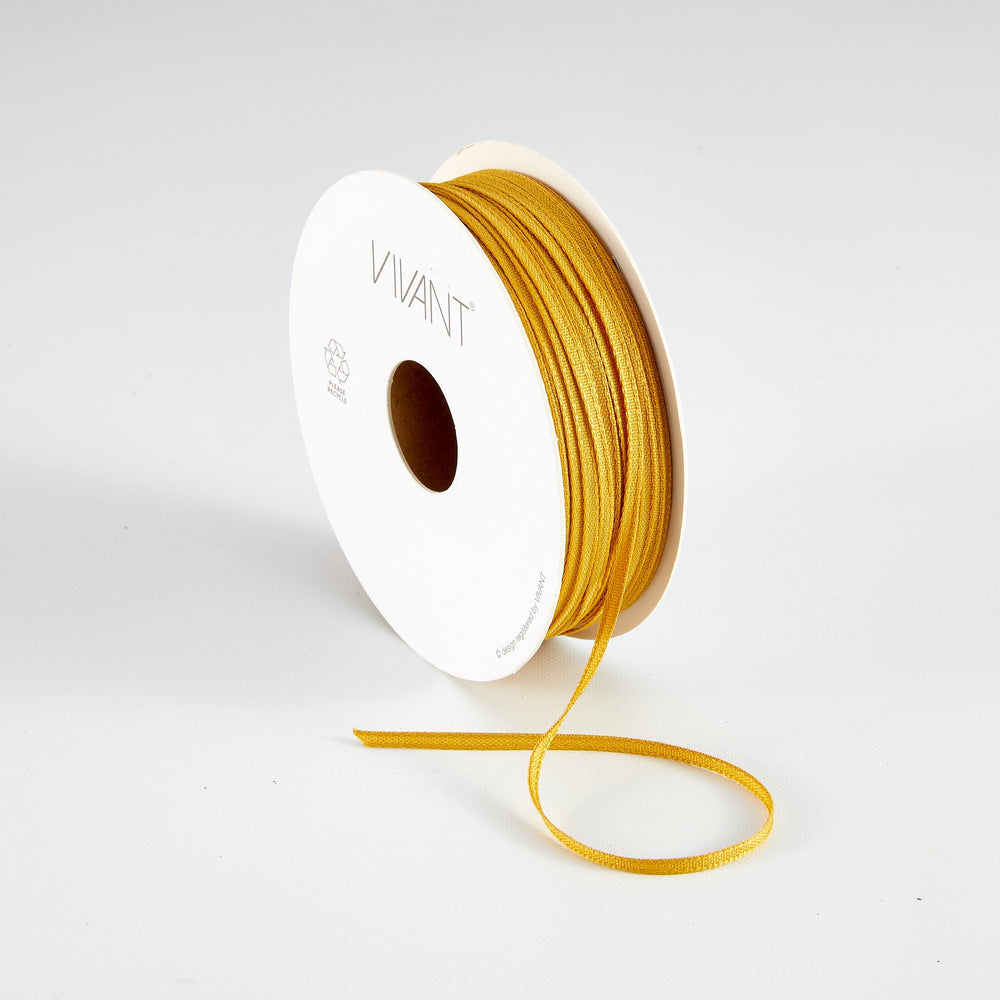 Vivant - Texture Ocre Narrow Ribbon (21 yards)