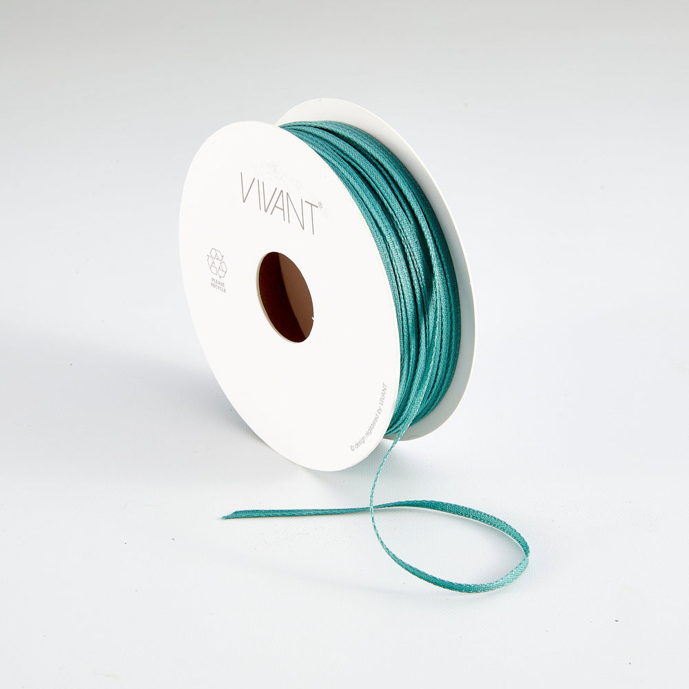Vivant - Texture Sea Blue Narrow Ribbon (21 yards)