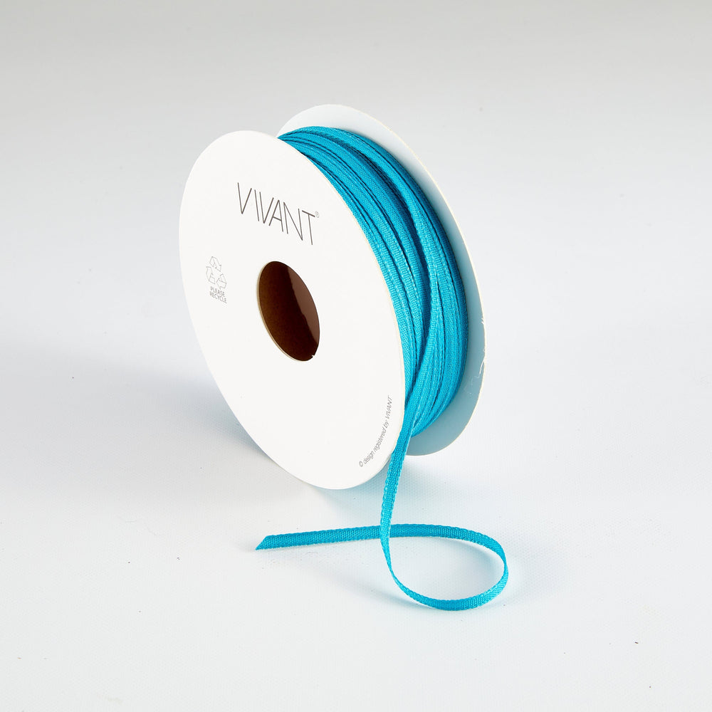 Vivant - Texture Turquoise Narrow Ribbon (21 yards)
