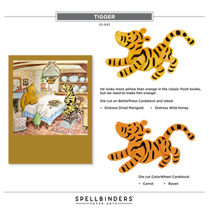 Tigger & Eeyore Etched Dies with Simple Stories