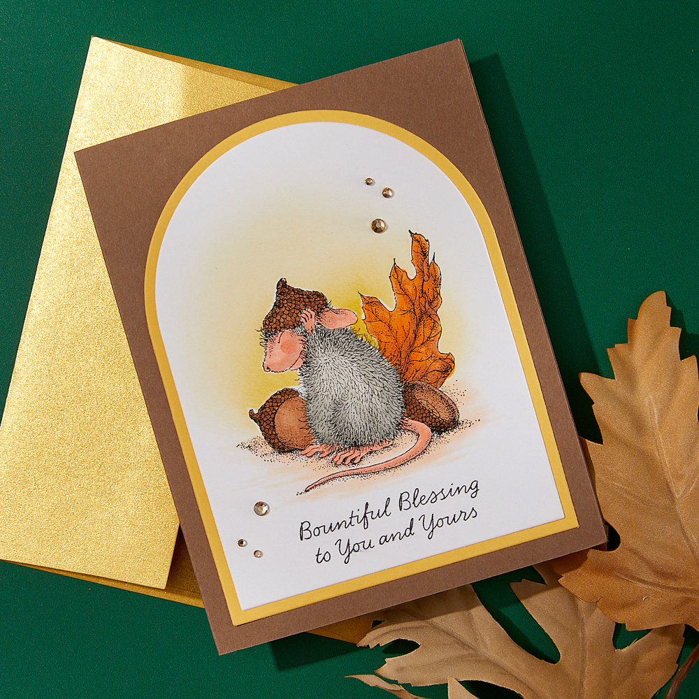 Hats Off to You! Cling Rubber Stamp Set from the House-Mouse Tree-mendous Christmas Collection