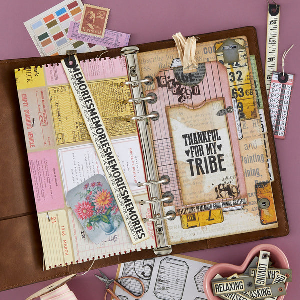 Keepsake Strips Clear Stamp Set by Esther Glas