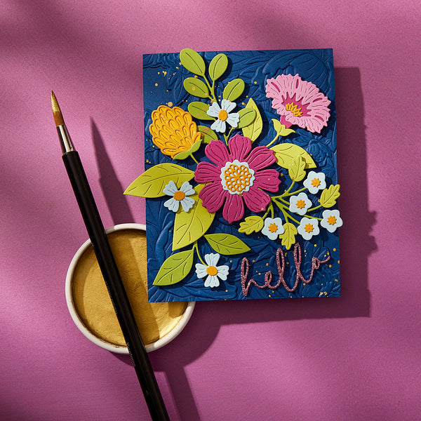 Vivid Blooms Etched Dies