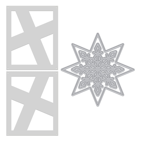 Hero Arts Very Merry Star Die & Stencil Bundle