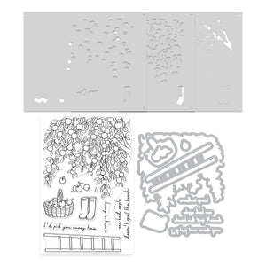 Hero Arts In The Orchard Stamp & Cut & Stencil Bundle