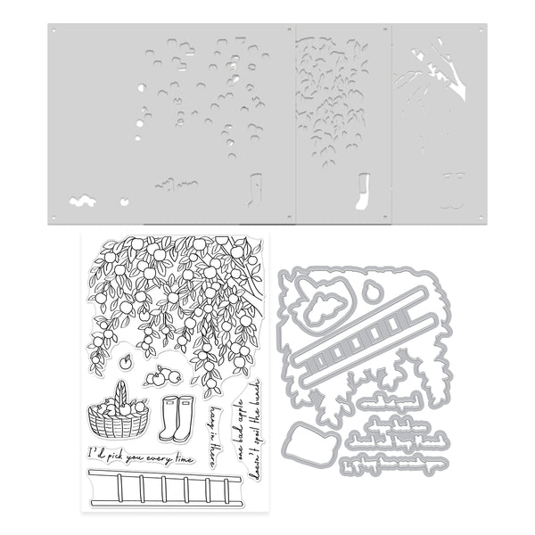 Hero Arts In The Orchard Stamp & Cut & Stencil Bundle