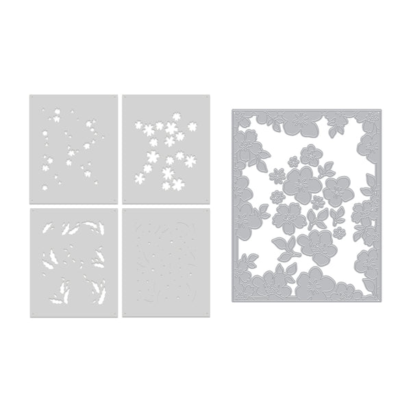 Hero Arts Bitty Floral Bundle Die & Stencil Bundle