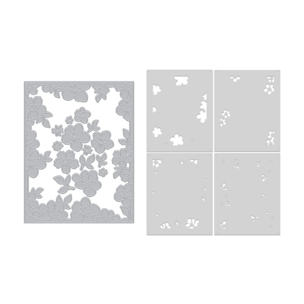 Hero Arts Floral Frame Die & Stencil Bundle