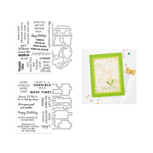 Hero Arts Say It With Style Stamp & Cut Bundle
