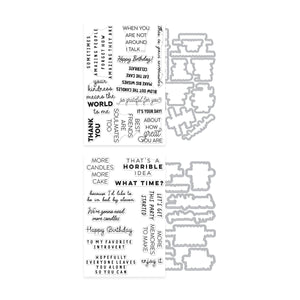Hero Arts Say It With Style Stamp & Cut Bundle