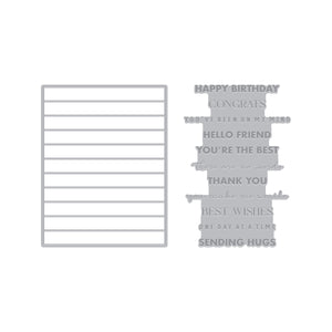 Hero Arts Say It With Style Letterpress & Foil and Die Bundle
