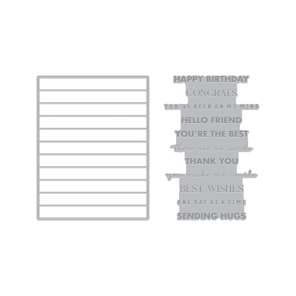 Hero Arts Say It With Style Letterpress & Foil and Die Bundle