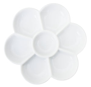 Yasutomo 7 Section Flower Porcelain Dish