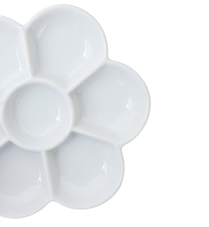 Yasutomo 7 Section Flower Porcelain Dish