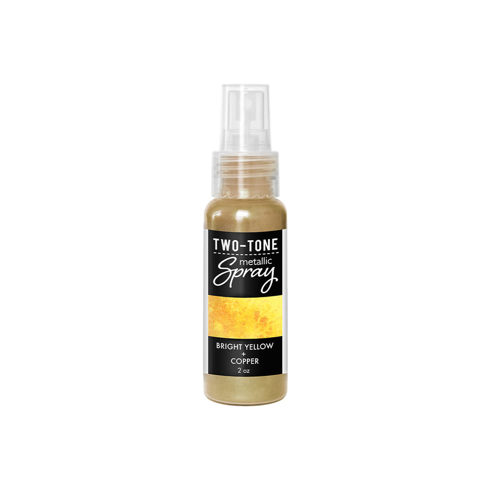 Hero Arts Bright Yellow + Copper Two-Tone Metallic Spray Ink