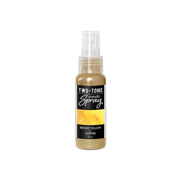 Hero Arts Bright Yellow + Copper Two-Tone Metallic Spray Ink