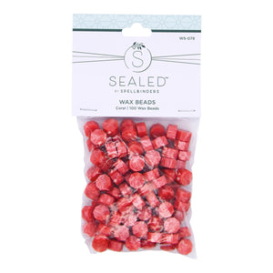 Coral Wax Beads