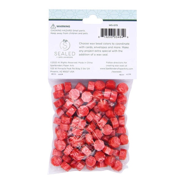Coral Wax Beads