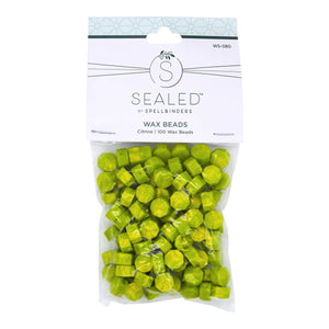 Citrine Wax Beads from the Sealed by Spellbinders Collection