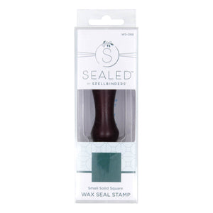 Small Solid Square Wax Seal Stamp from the Sealed for Summer Collection